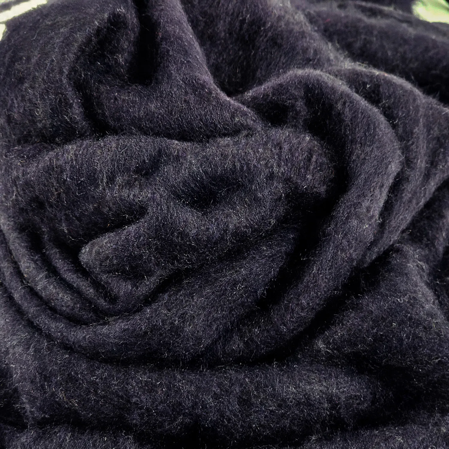 Coperte - Plaid in misto lana - Samantha (nero)