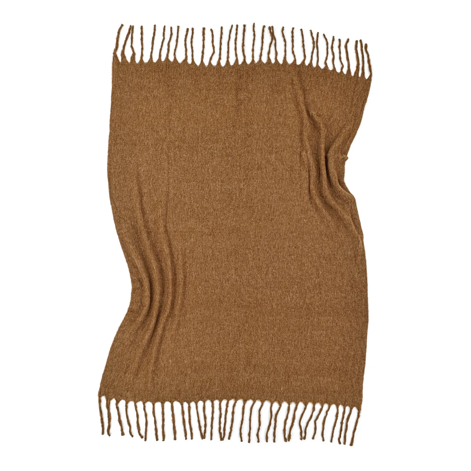 Coperte - Plaid in misto lana - Samantha (marrone)