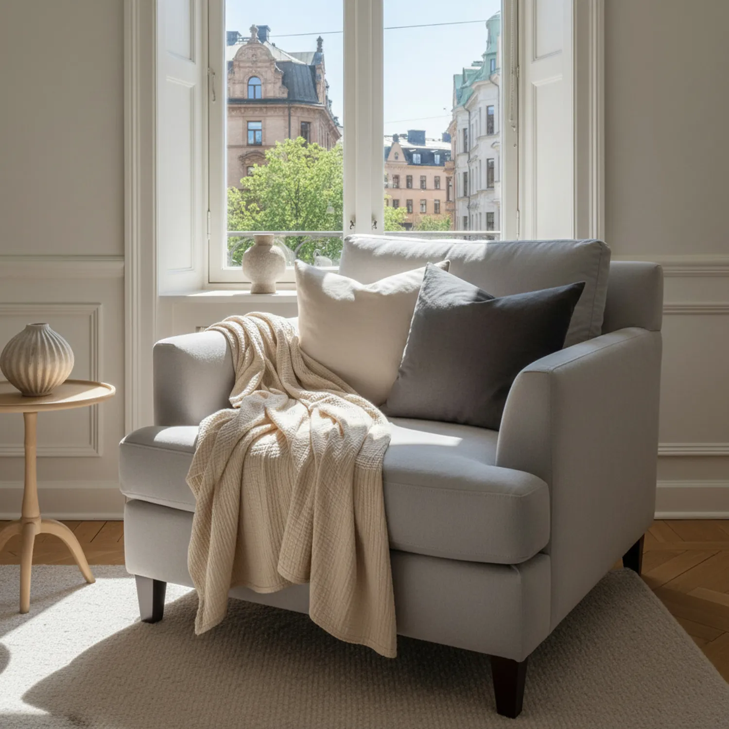 Coperte - Vanja Throw (beige)