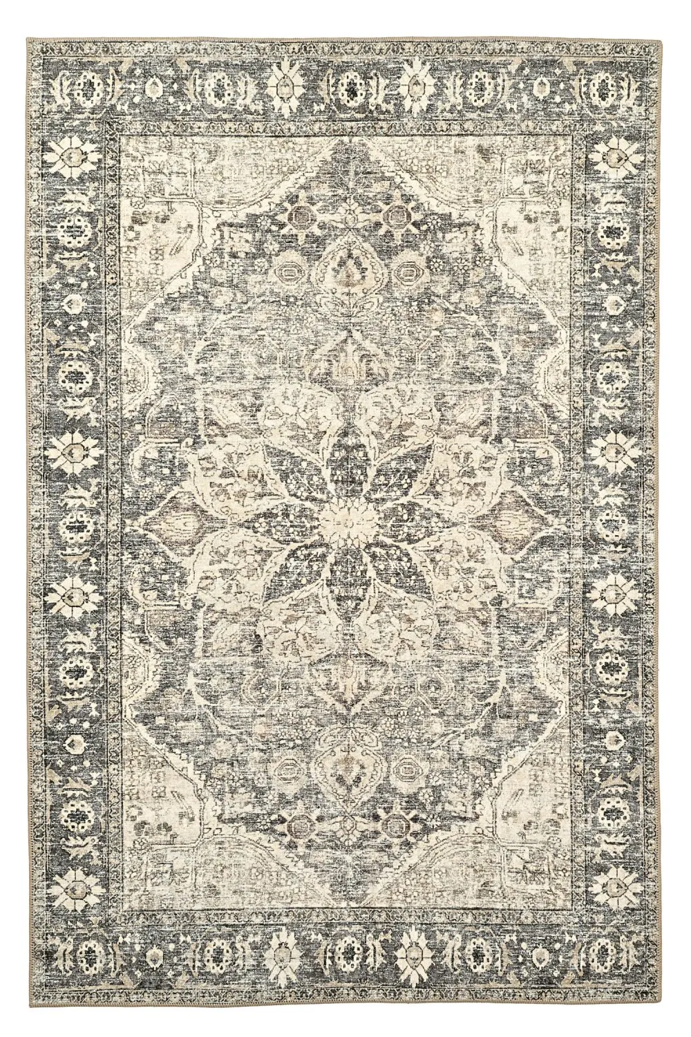 Tappeto a tessitura piatta - Alvand (nero)