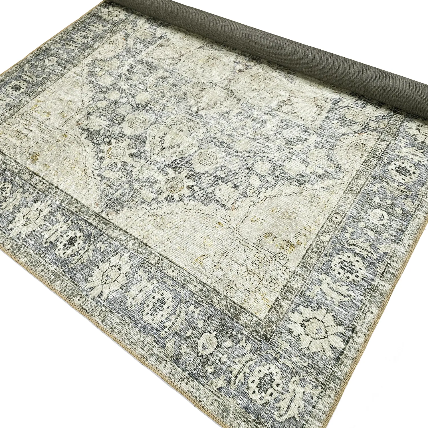 Tappeto a tessitura piatta - Alvand (grigio)