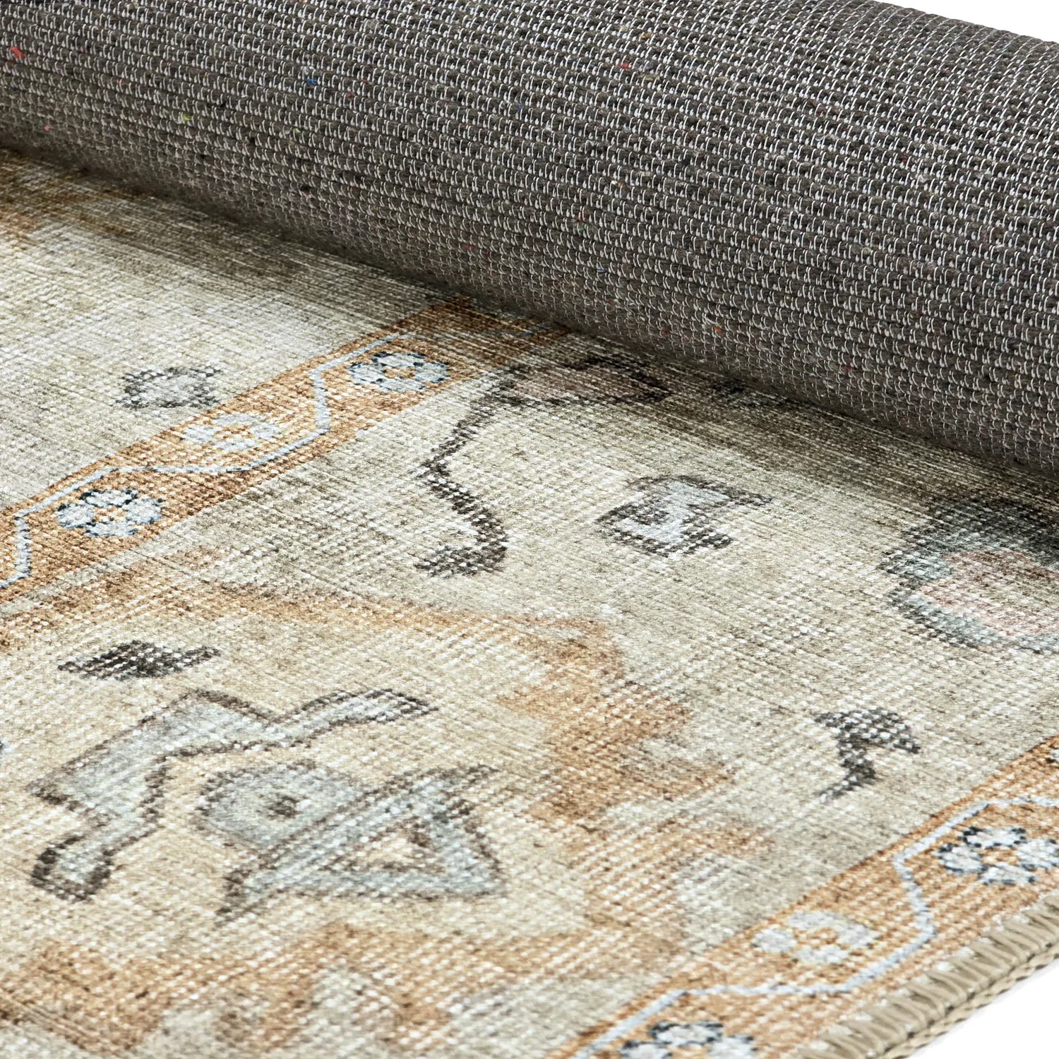 Tappeto a tessitura piatta - Amena (beige)