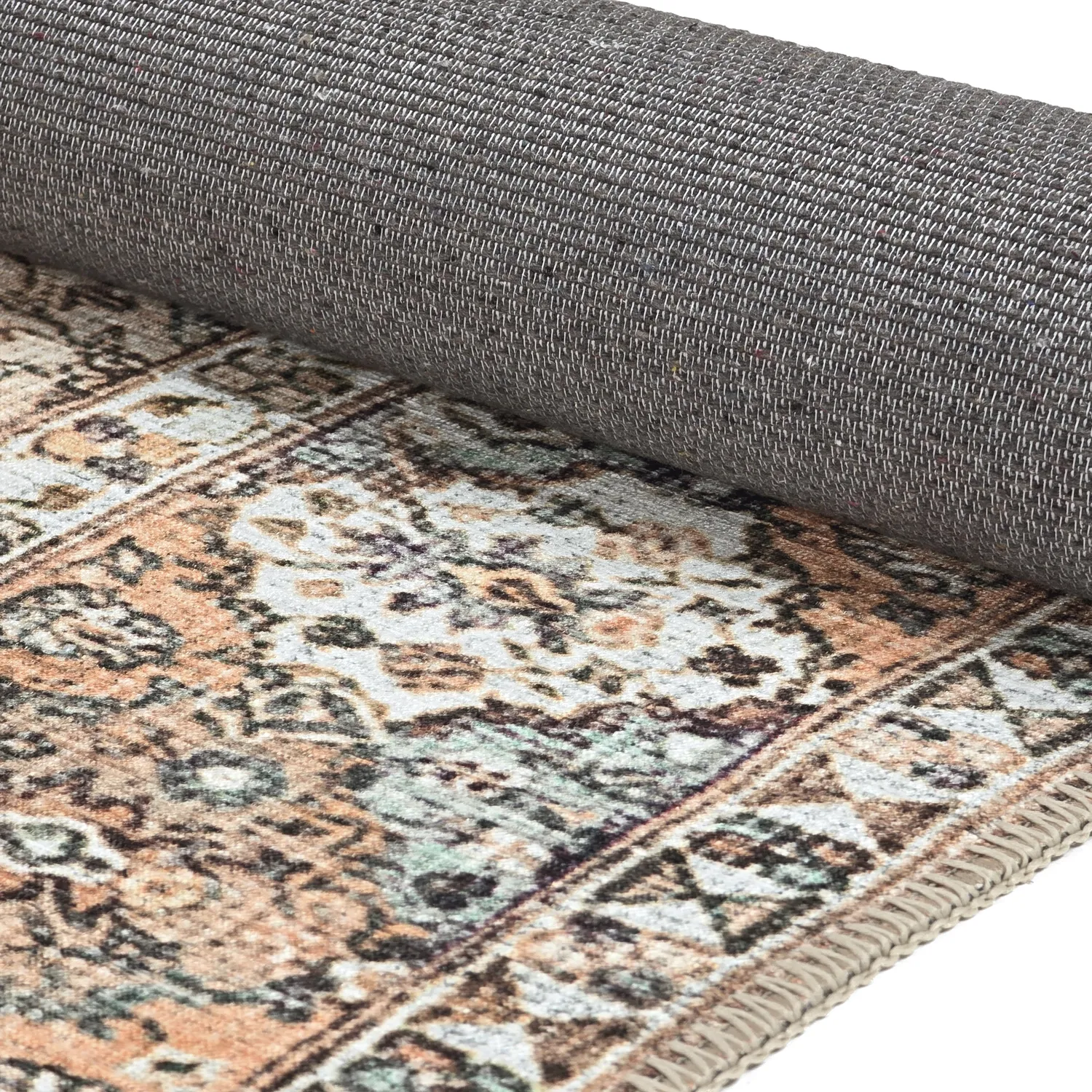 Tappeto a tessitura piatta - Berelina (beige/multicolore)