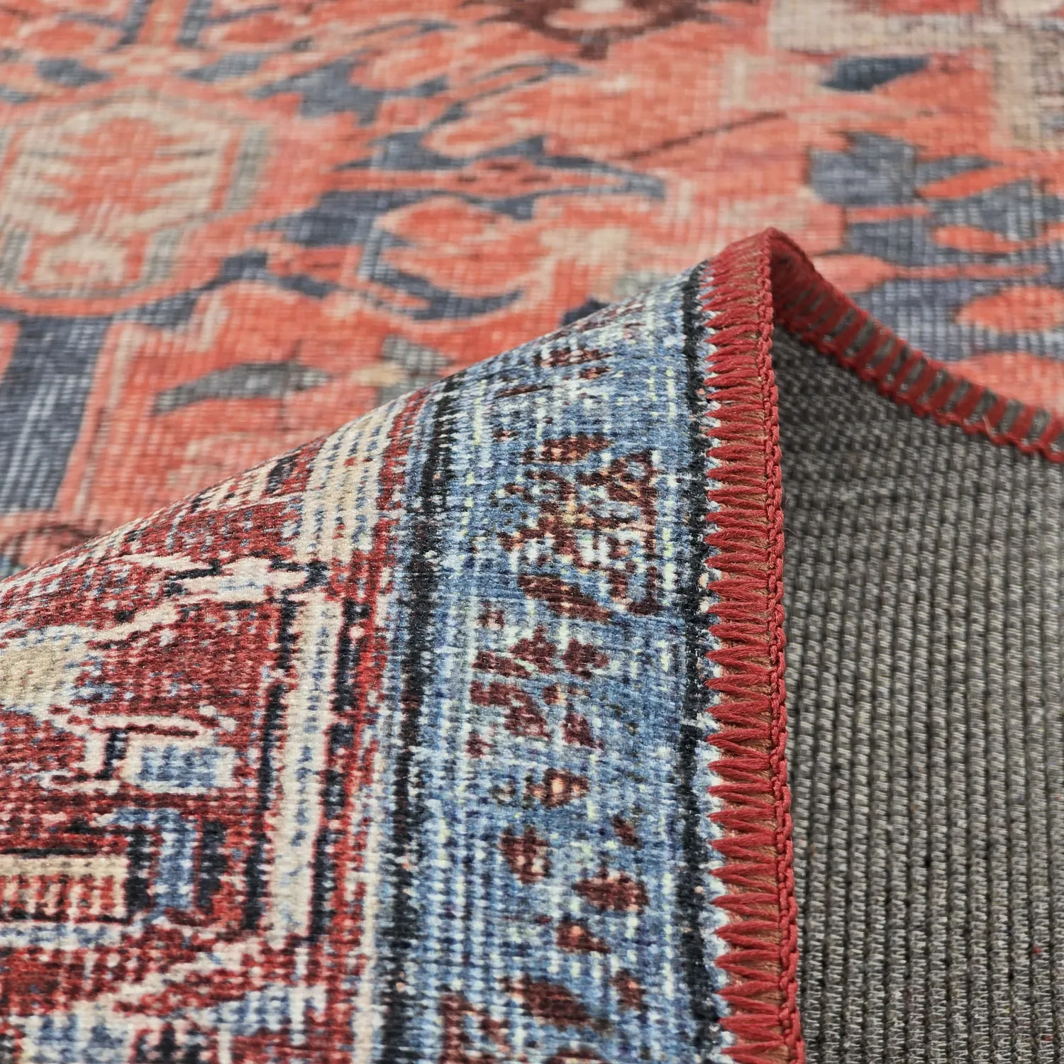 Tappeto a tessitura piatta - Birjand (rosso)