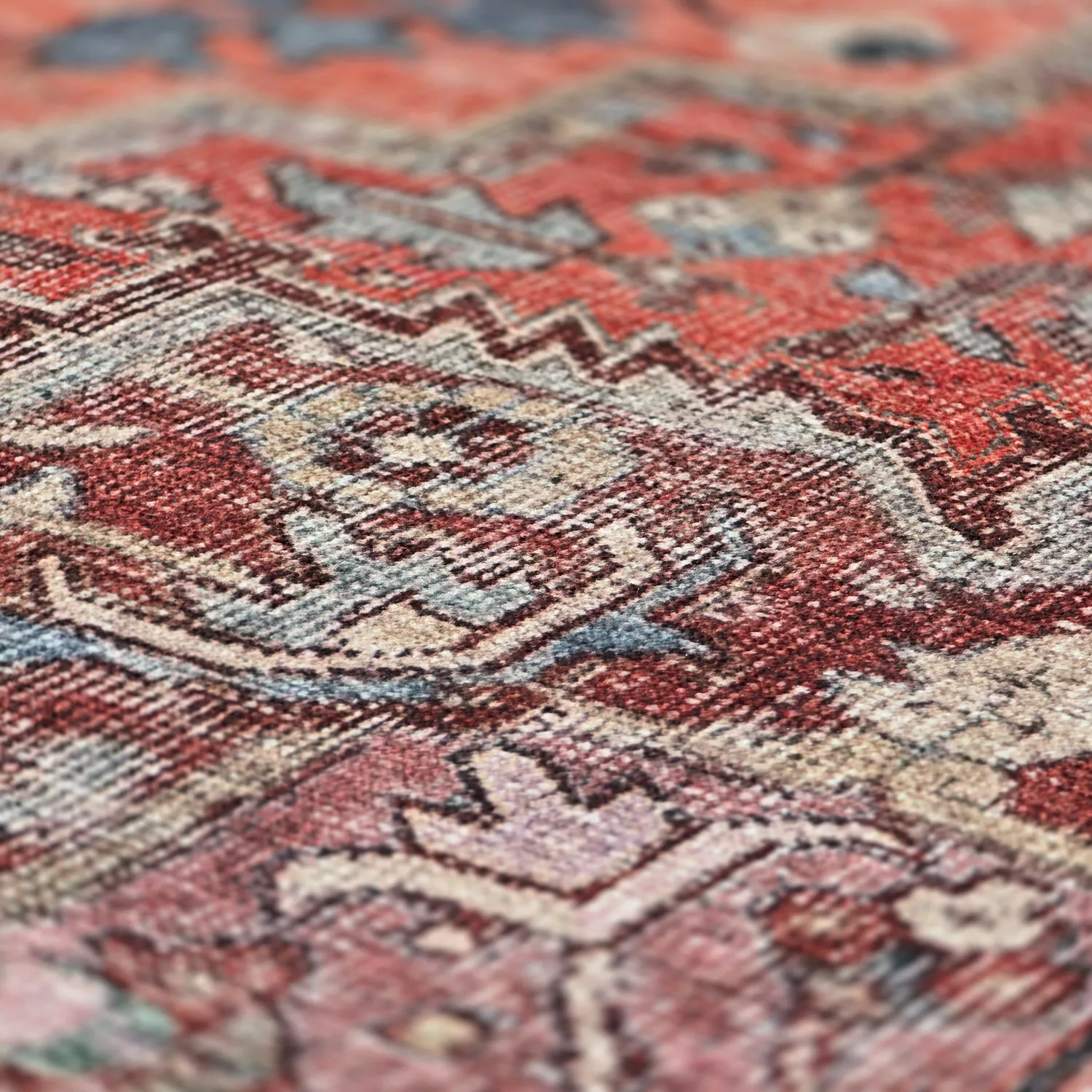 Tappeto a tessitura piatta - Birjand (rosso)