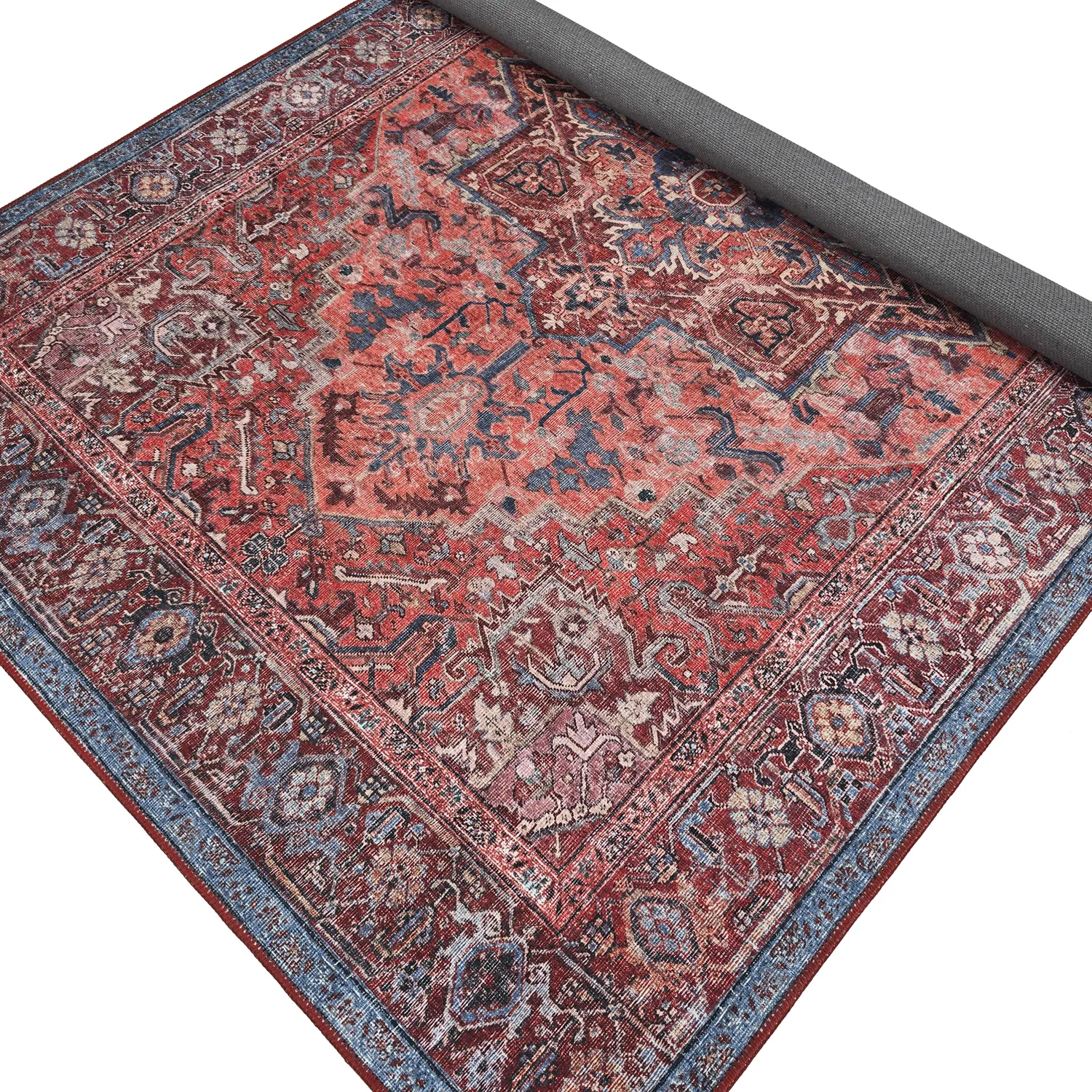 Tappeto a tessitura piatta - Birjand (rosso)