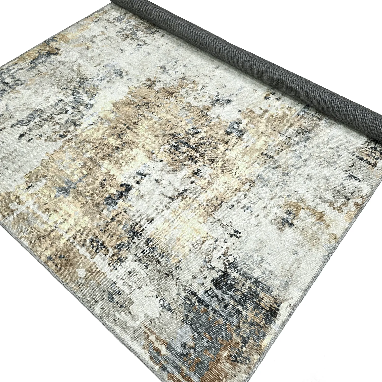 Tappeto a tessitura piatta - Comino (grigio/multiplo)
