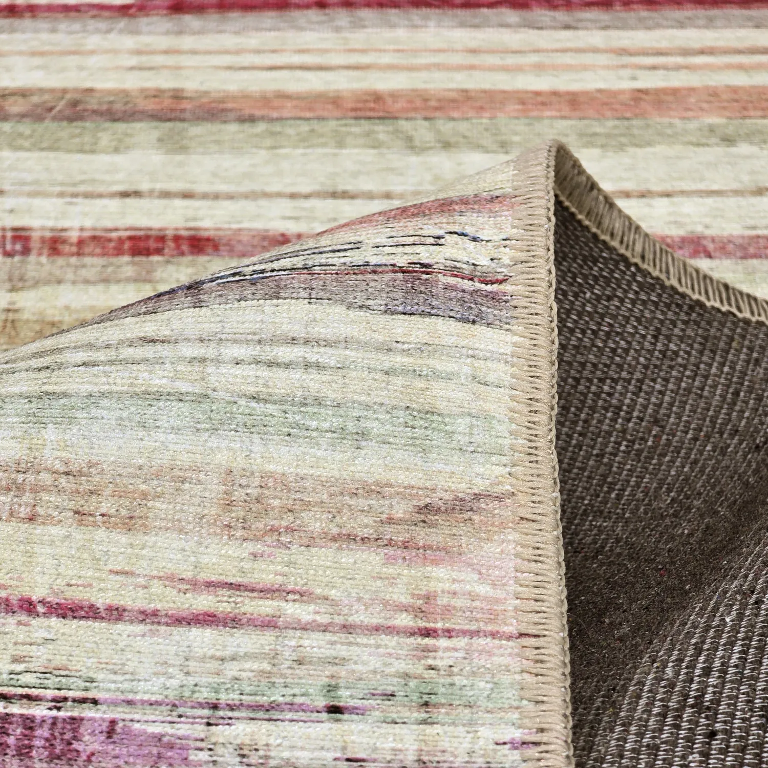 Tappeto a tessitura piatta - Delara (beige/multicolore)