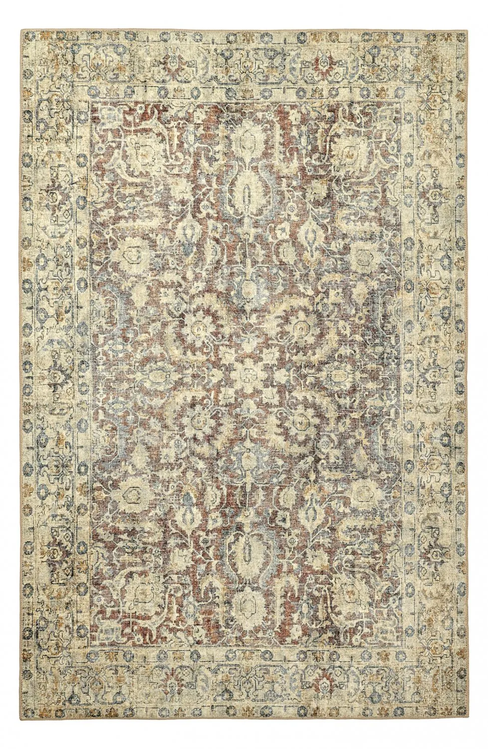 Tappeto a tessitura piatta - Delvar (beige)