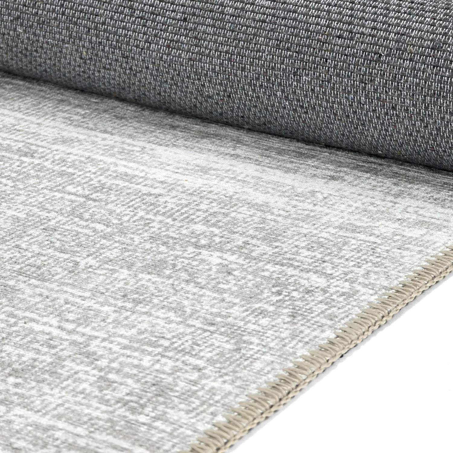 Tappeto a tessitura piatta - Elarion (grigio chiaro)