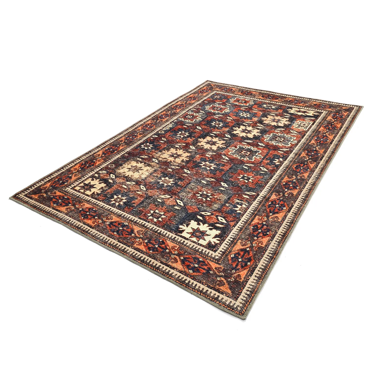 Tappeto a tessitura piatta - Khalamir (rosso)