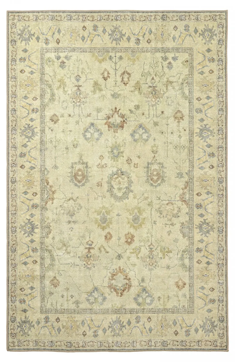 Tappeto a tessitura piatta - Linaar (crema)