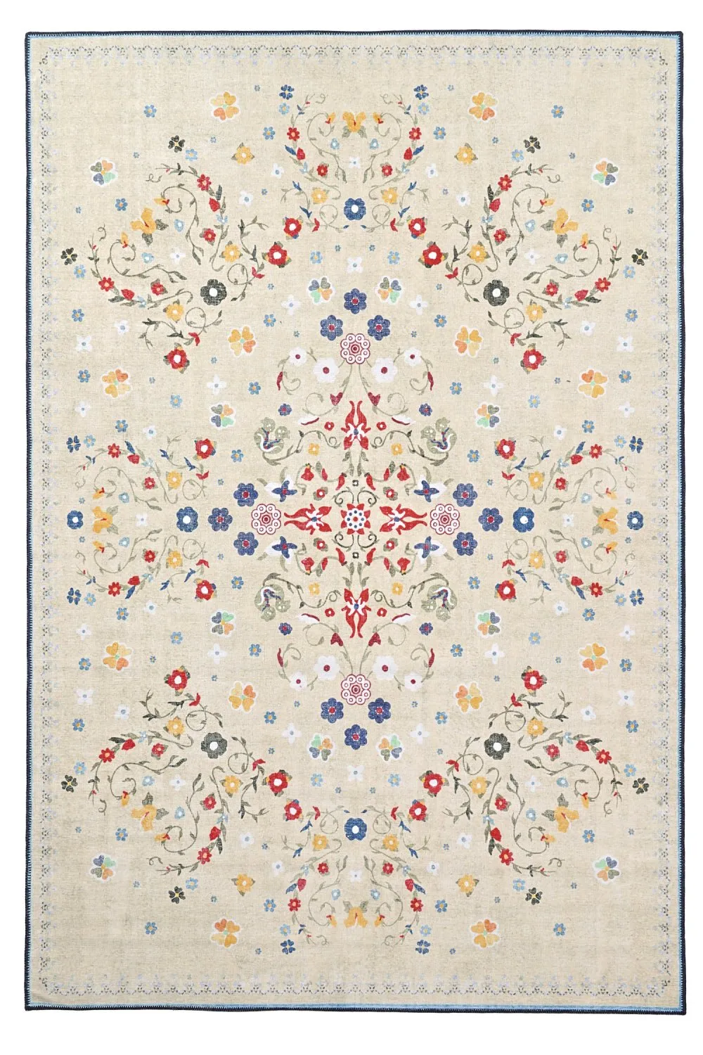 Tappeto a tessitura piatta - Nabilar (crema)