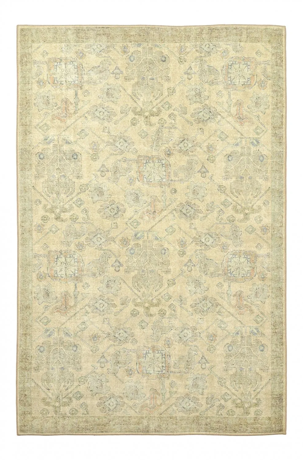 Tappeto a tessitura piatta - Noura (beige)