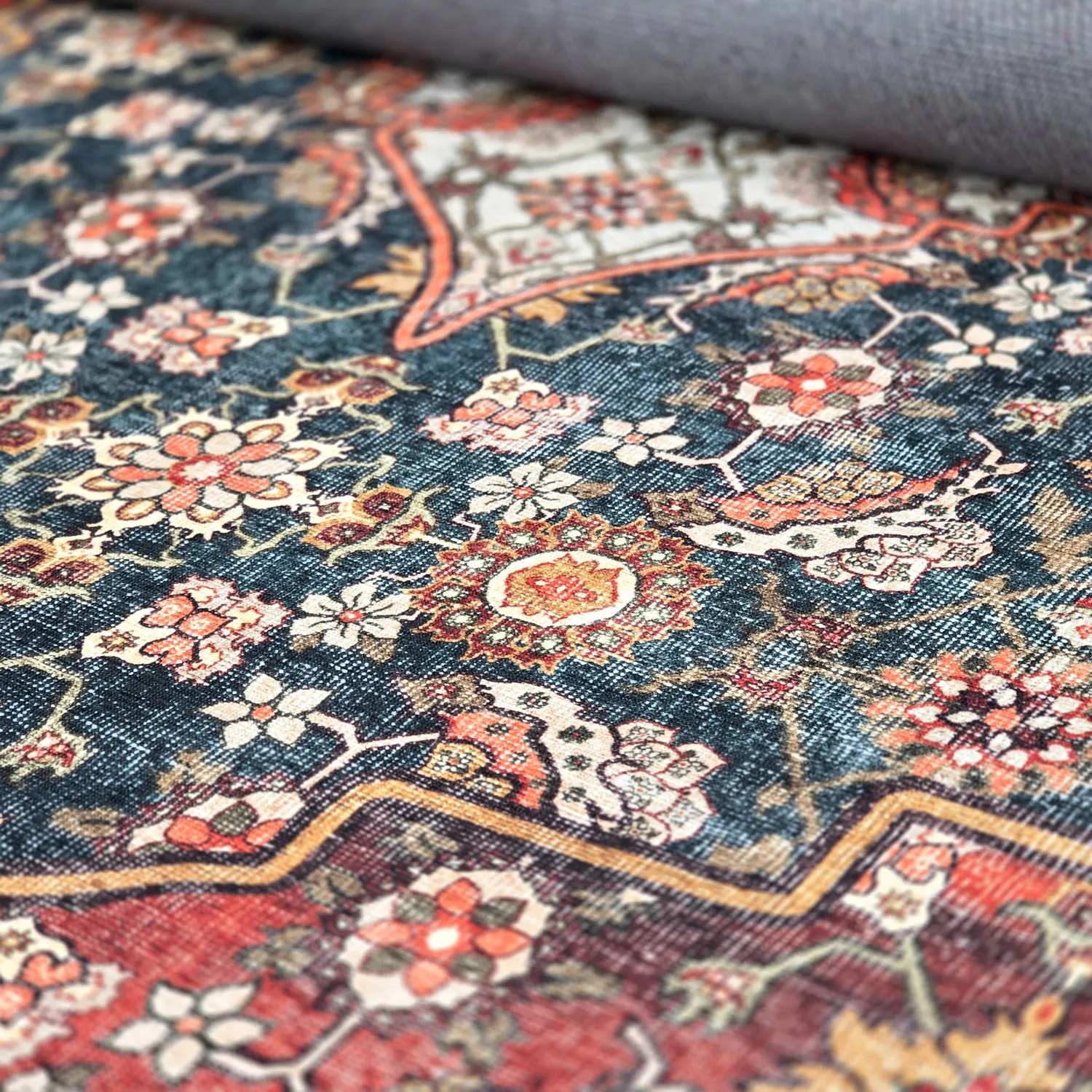 Tappeto a tessitura piatta - Samaria (rosso)