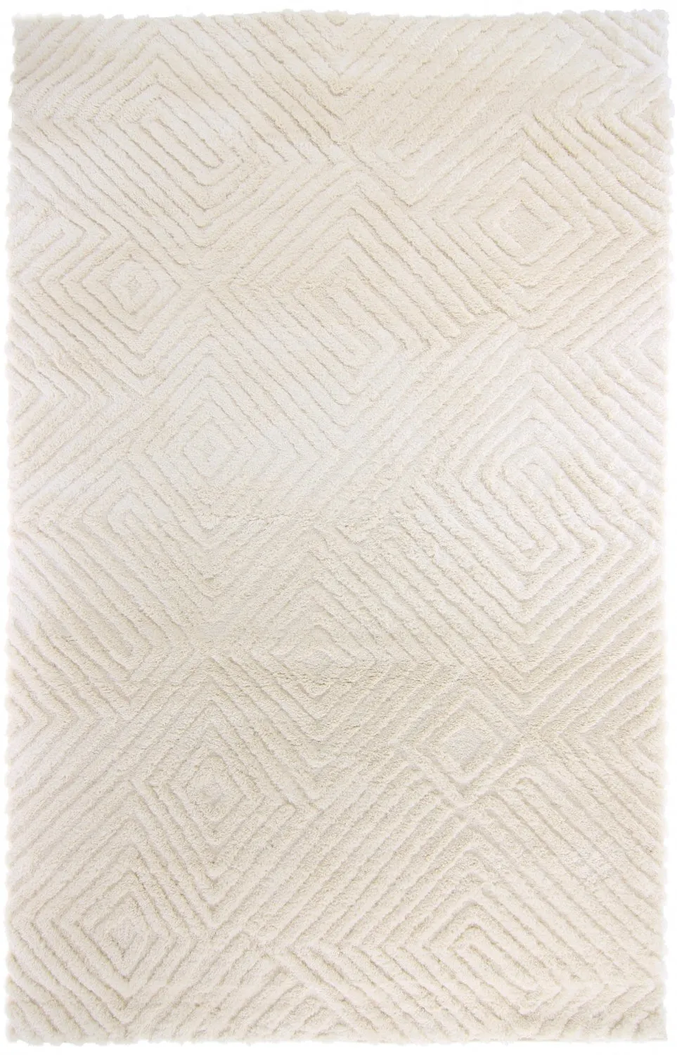 Tappeto A Pelo Lungo - Monti (offwhite)