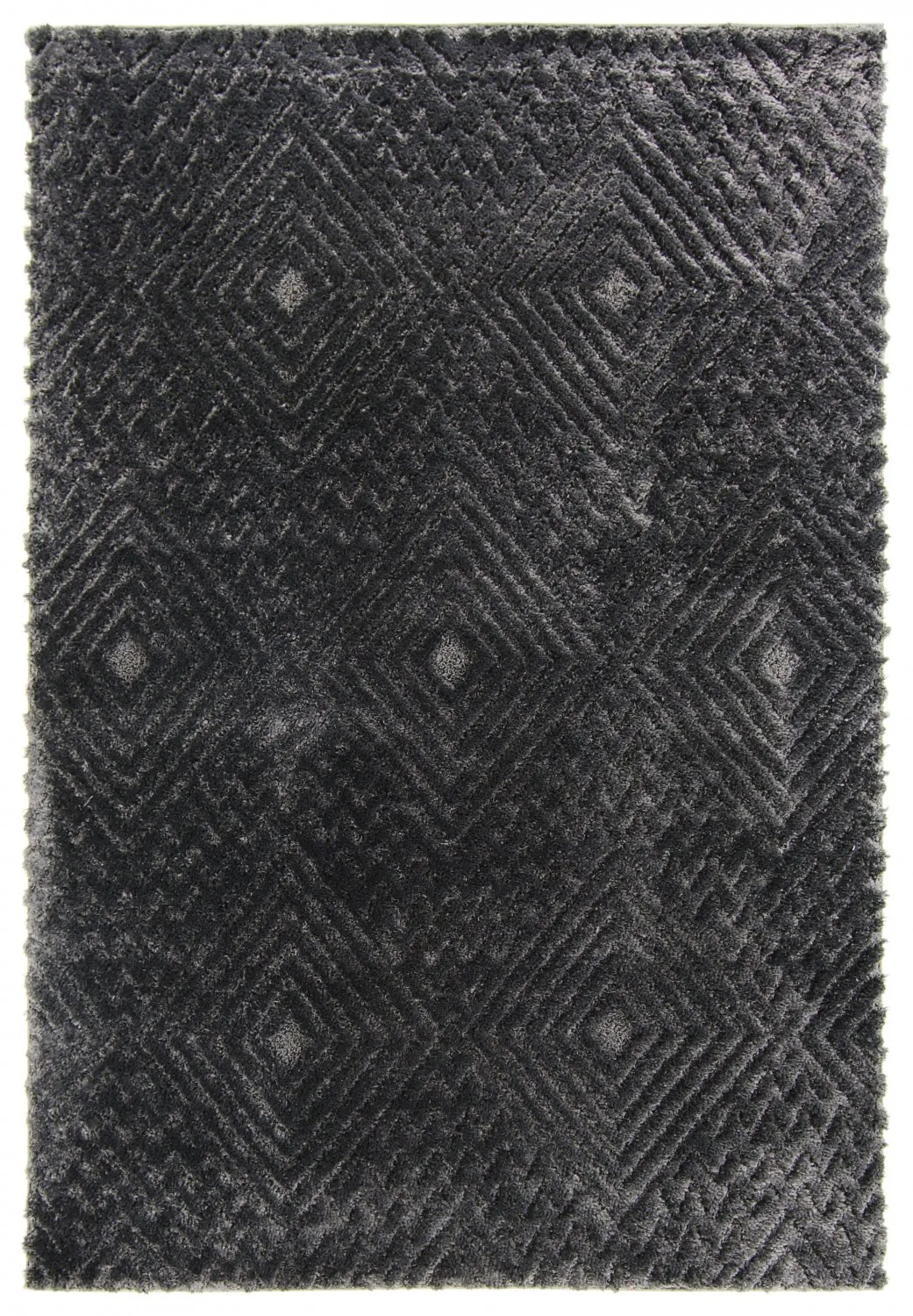 Tappeto A Pelo Lungo - Stettin (nero)