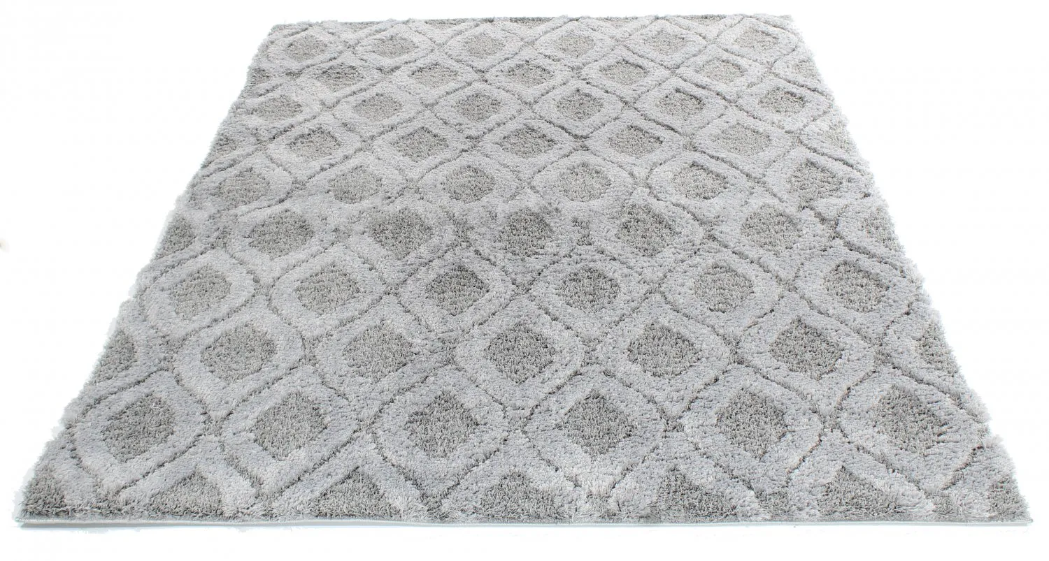 Tappeto A Pelo Lungo - Everett (grigio)