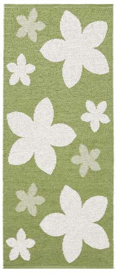 Tappeti In Plastica - L'Horredmatta Flower (verde)