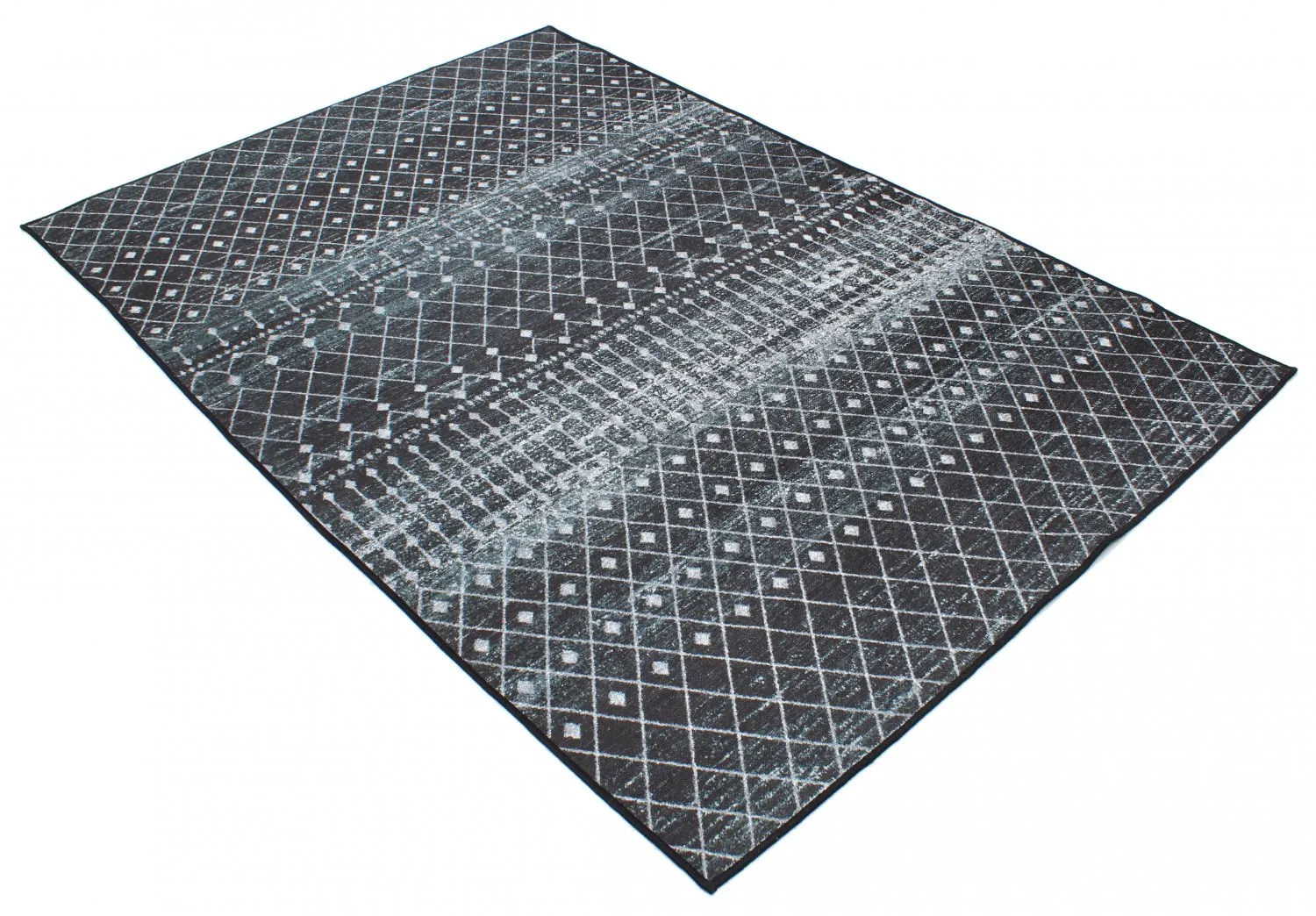 Tappeto Wilton - Stella (nero/bianco)