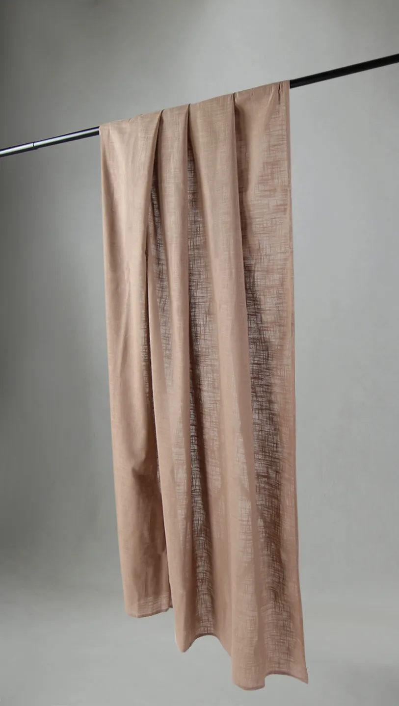Tende - Cortina di cotone - Lollo (beige scuro)