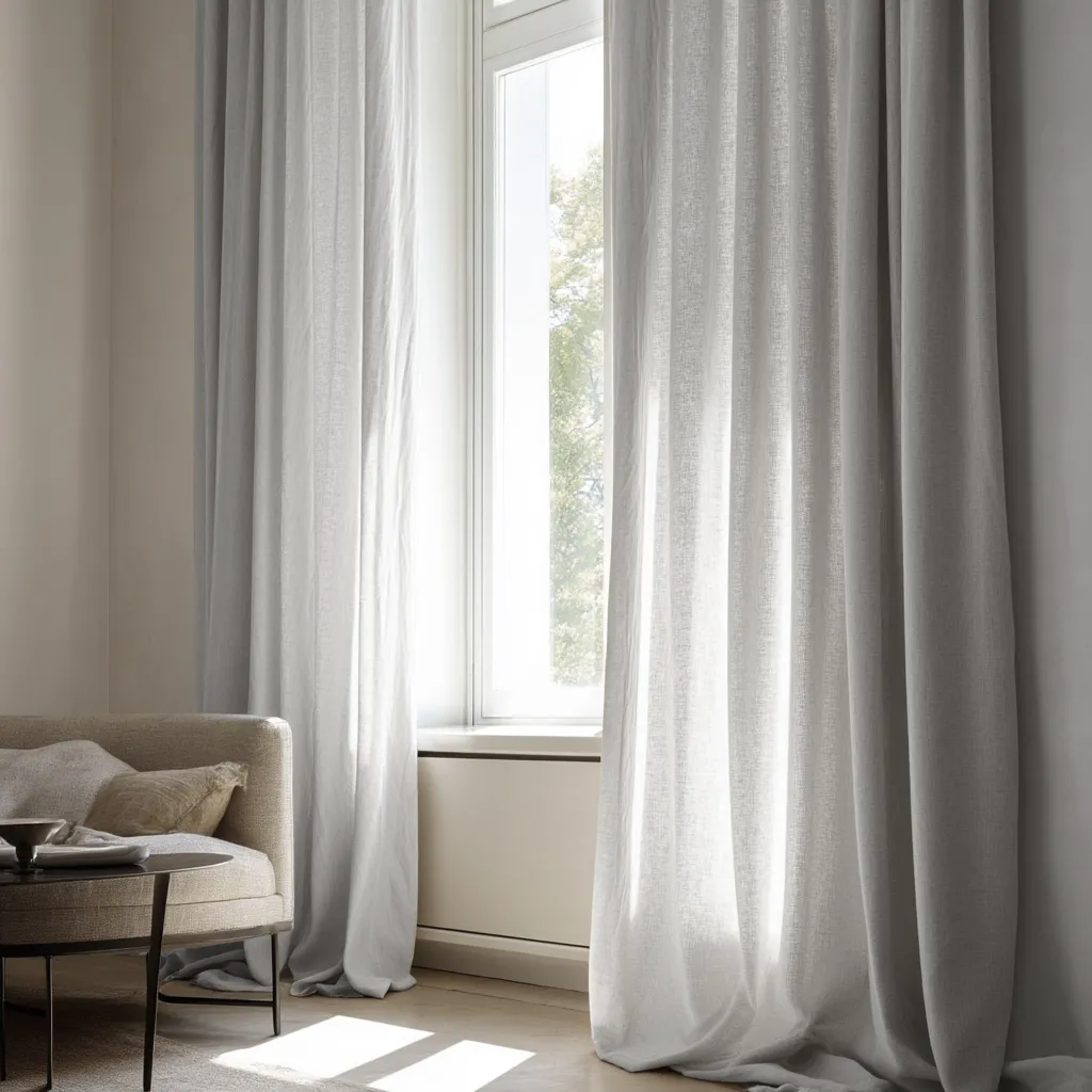 Tende - Tenda effetto lino Andrada (grigio)