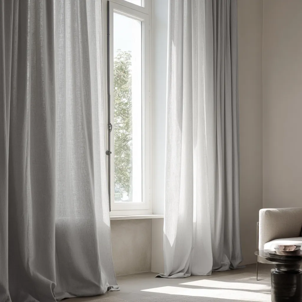 Tende - Tenda effetto lino Andrada (grigio)
