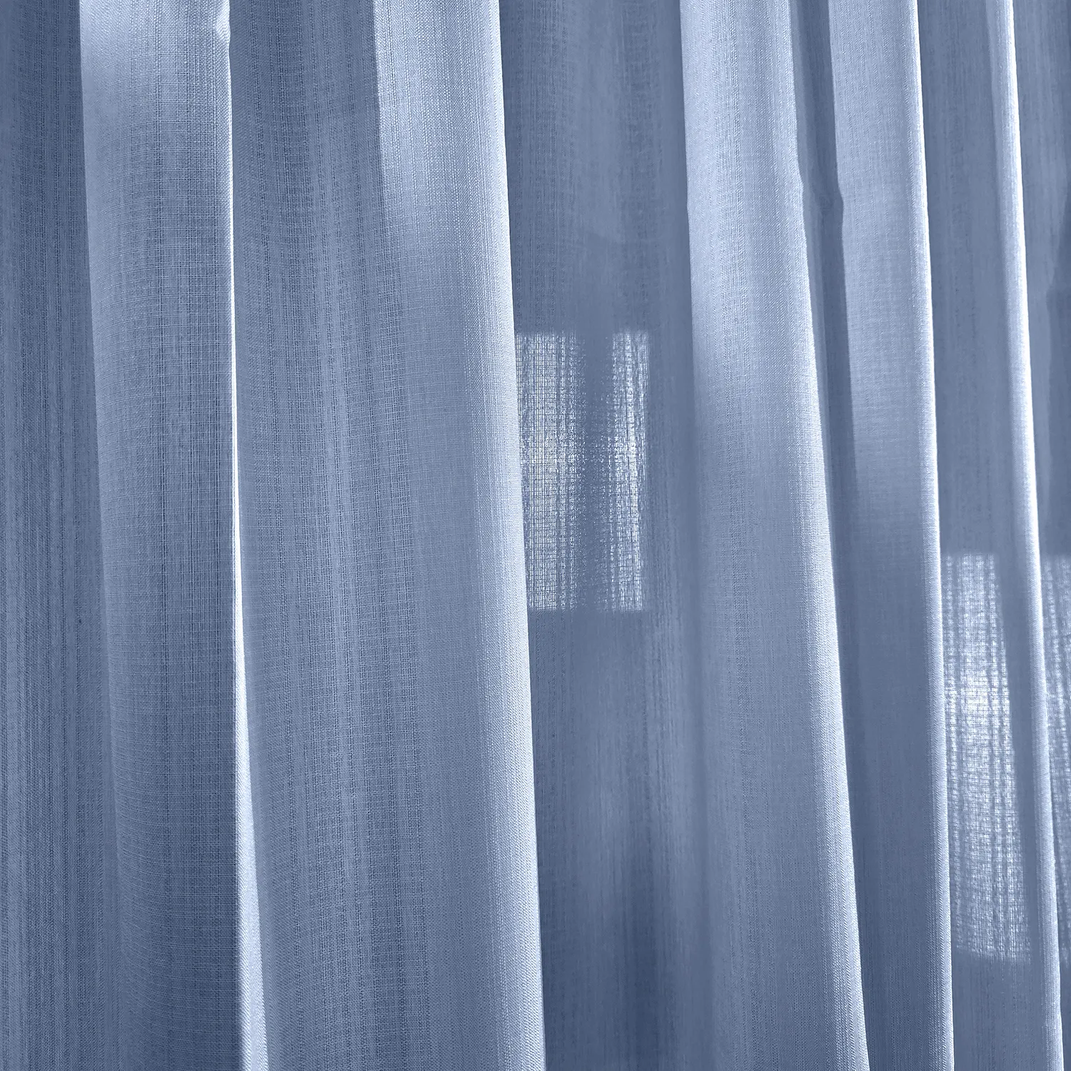 Tende - Tenda effetto lino Andrada (blu scuro)