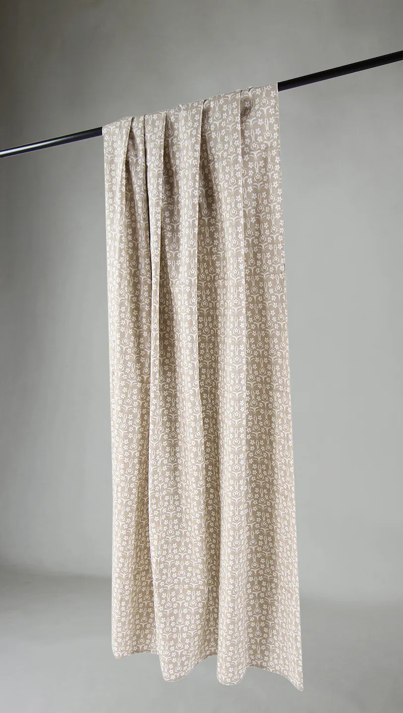 Tende - Cortina di cotone Sari (sand)