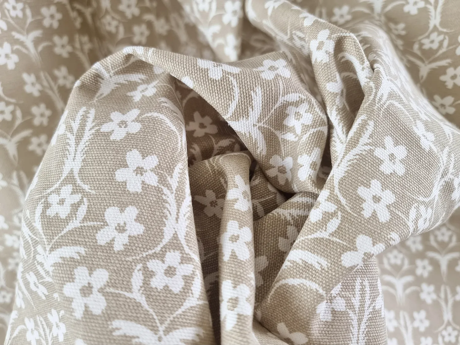 Tende - Cortina di cotone Ella (beige)