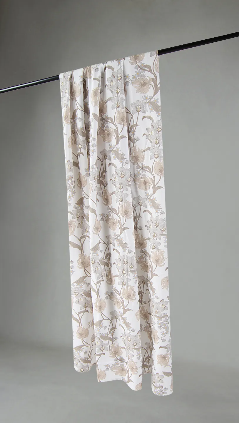 Tende - Cortina di cotone Florina (beige)