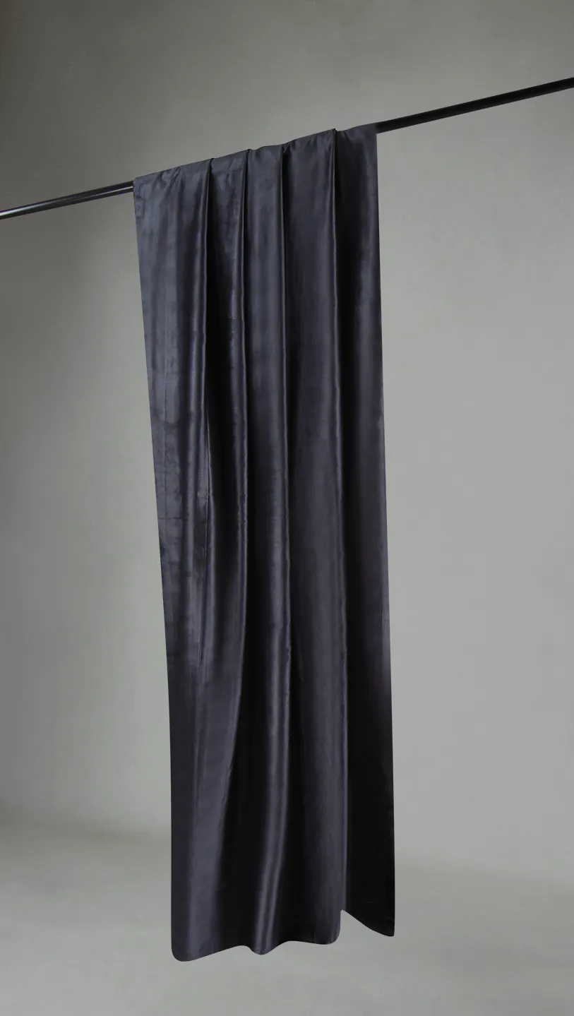 Tende - Tende di velluto Juliet (nero/blu scuro)