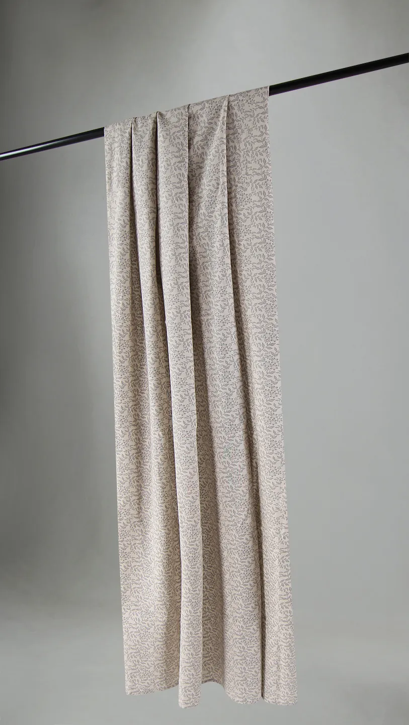 Tende - Cortina di cotone Lilja (grigio)