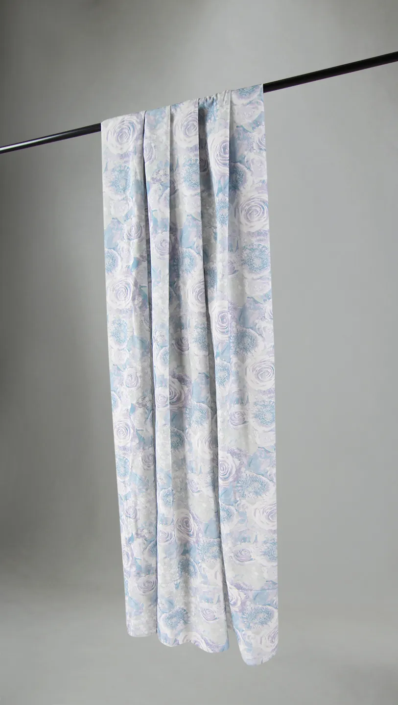 Tende - Cortina di cotone Soft (blu)