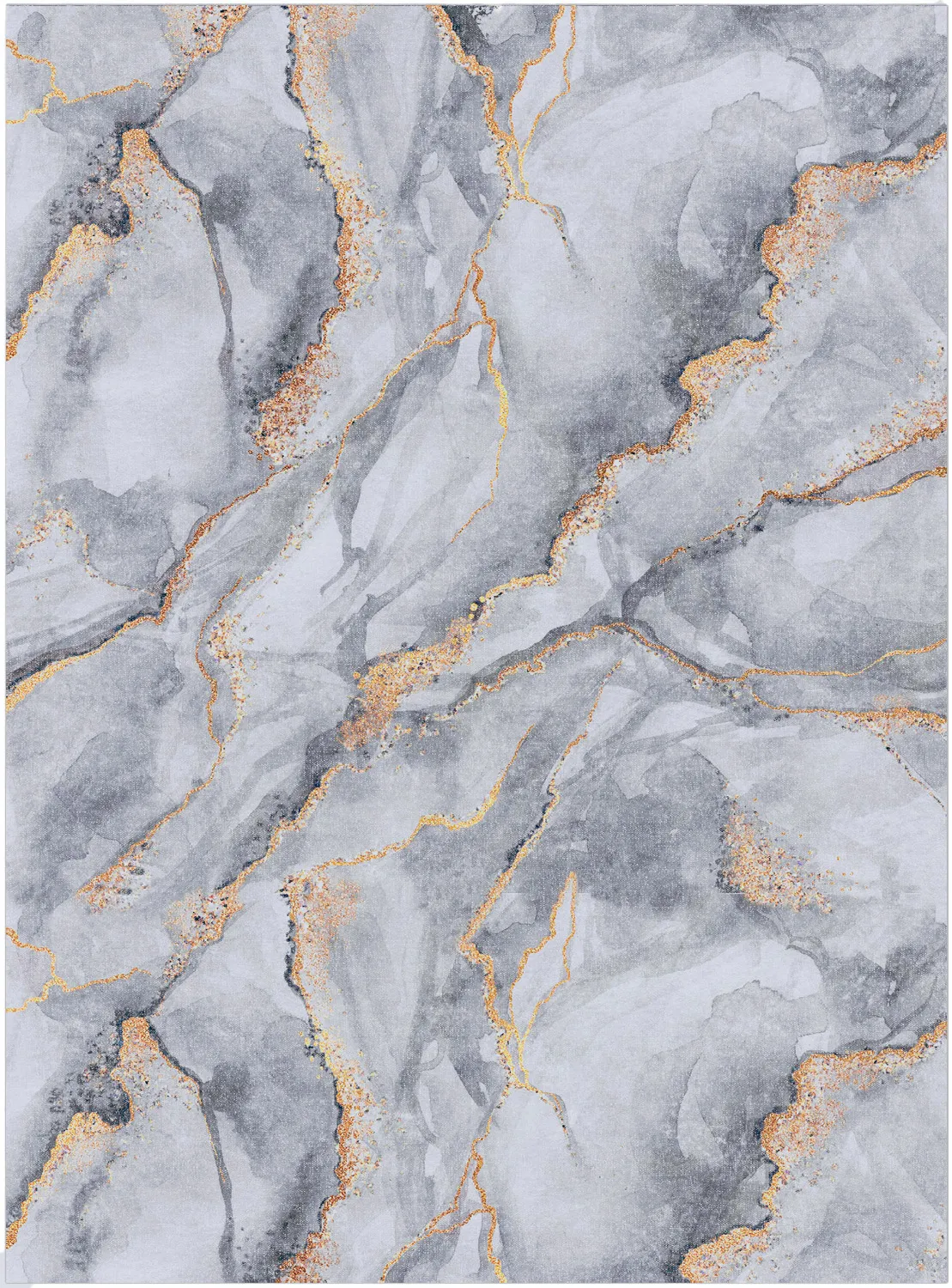 Tappeto Wilton - Genova (grigio/bianco/oro)