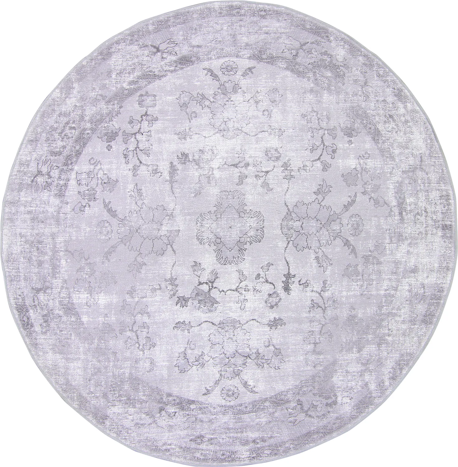 Tappeto rotondo - Gombalia (viola chiaro)