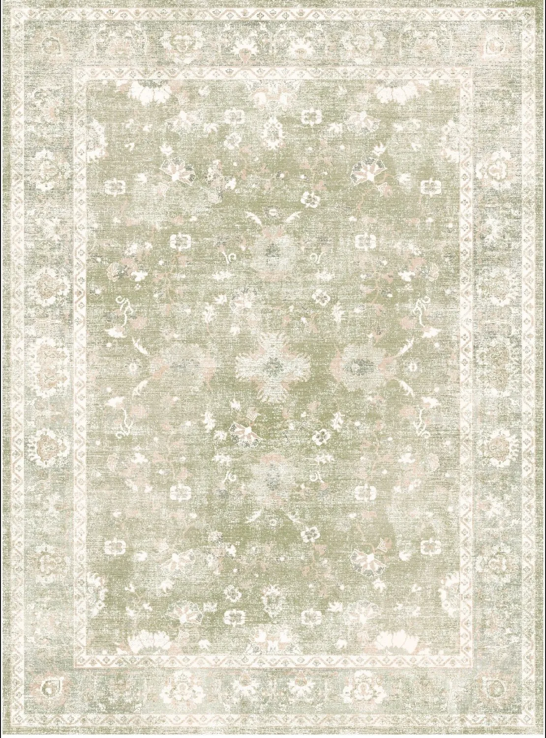 Tappeto Wilton - Gombalia (verde chiaro)