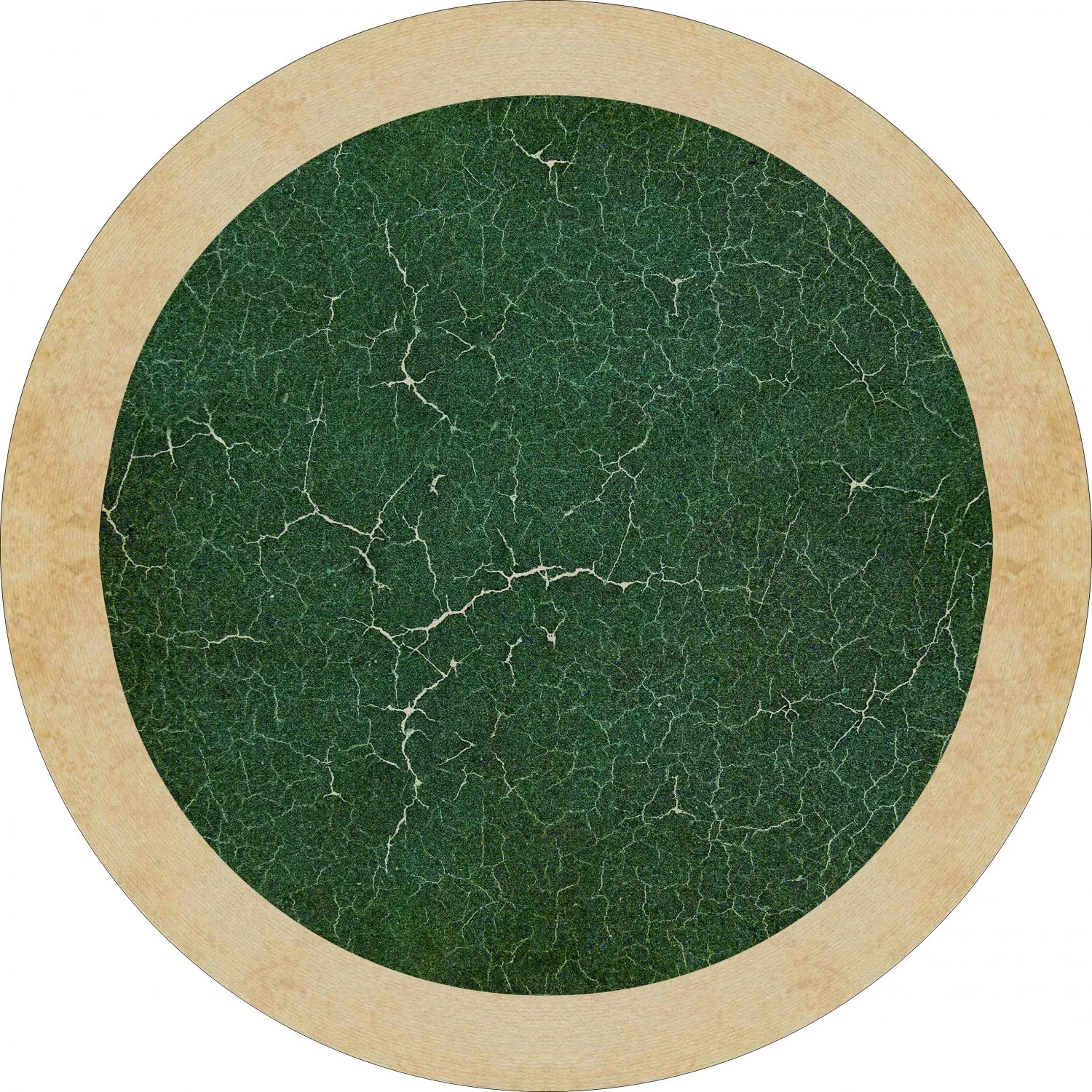 Tappeto rotondo - Laval (verde)