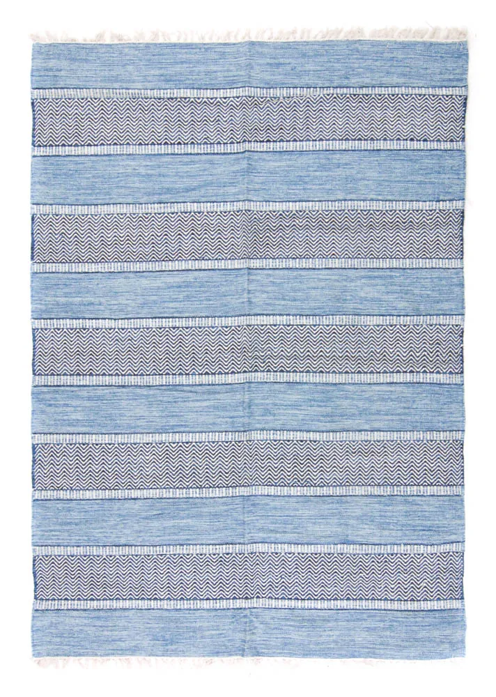 Tappeto Di Stracci - Havtorn (blu)