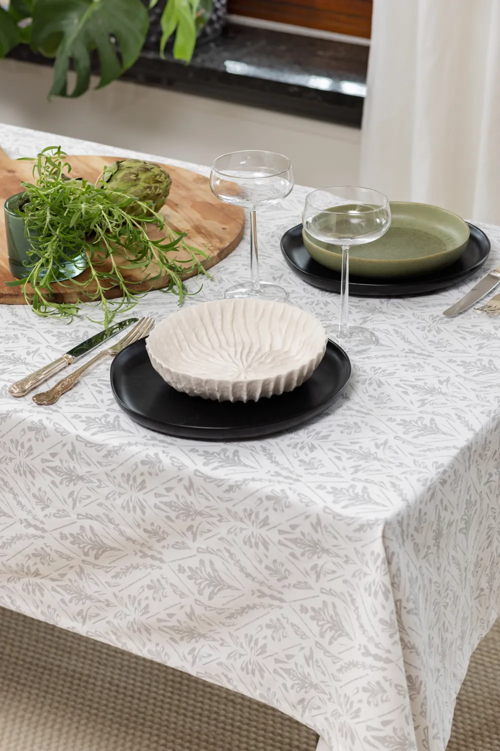 Tovaglia In Cotone - Helmi (grigio)
