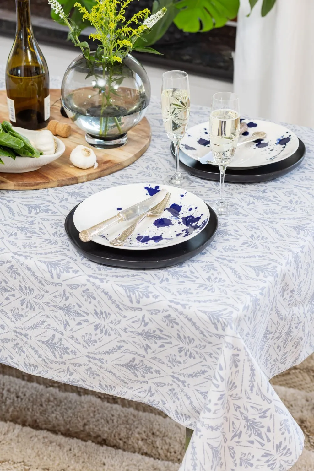 Tovaglia In Cotone - Helmi (blu)