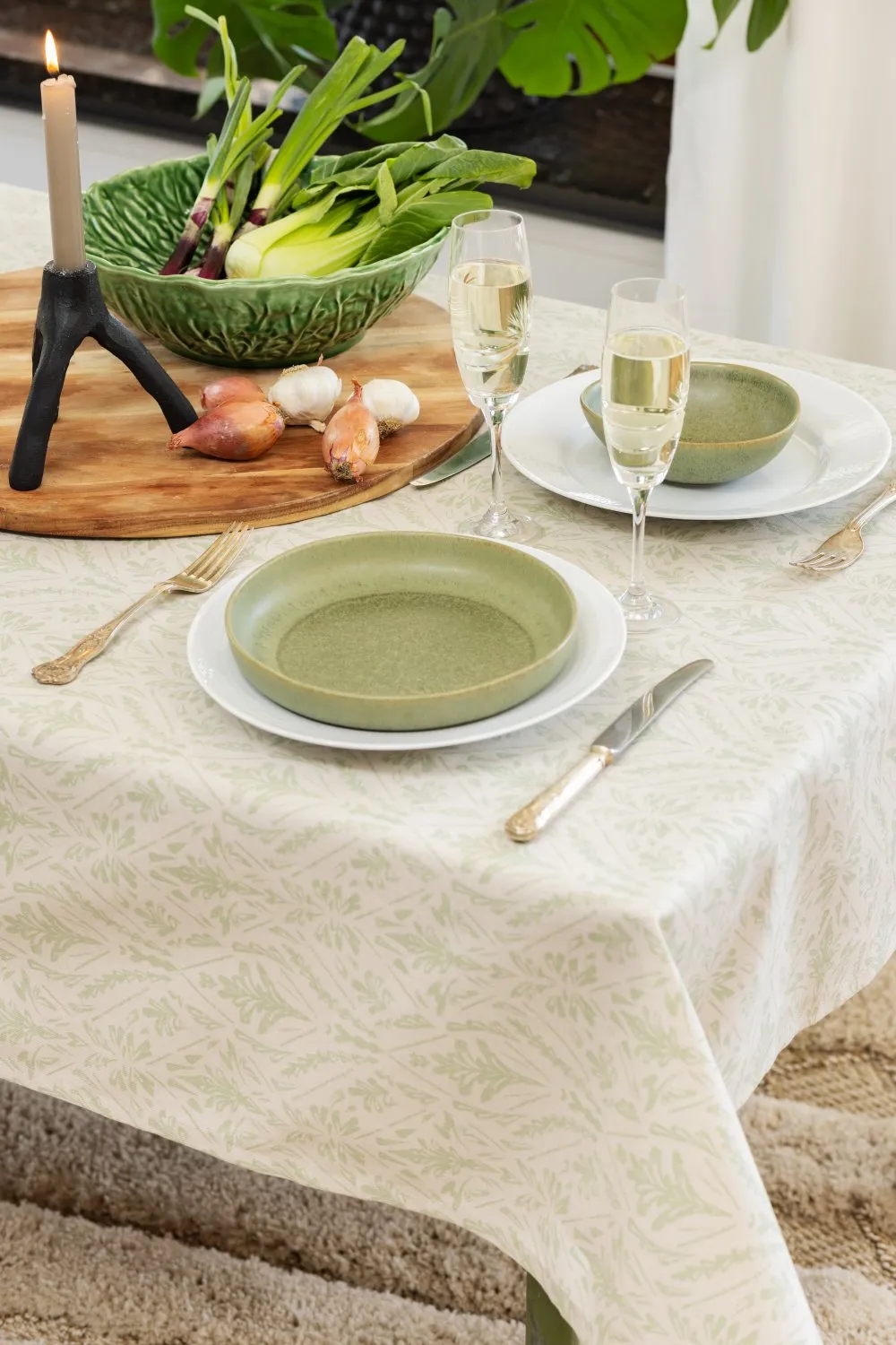 Tovaglia In Cotone - Helmi (verde)