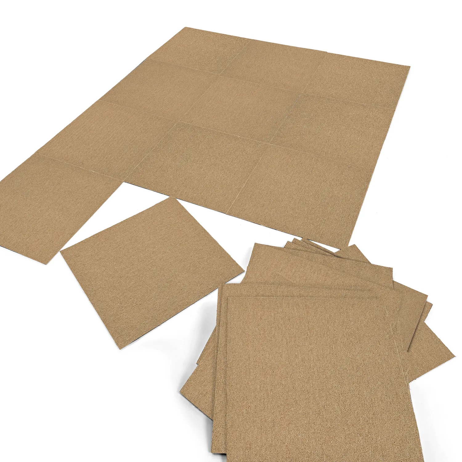 Moquette - Almeria Piastrelle tessili 24 pz. (beige)