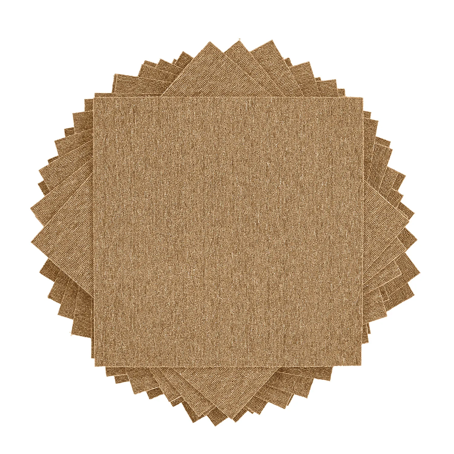Moquette - Almeria Piastrelle tessili 24 pz. (beige)