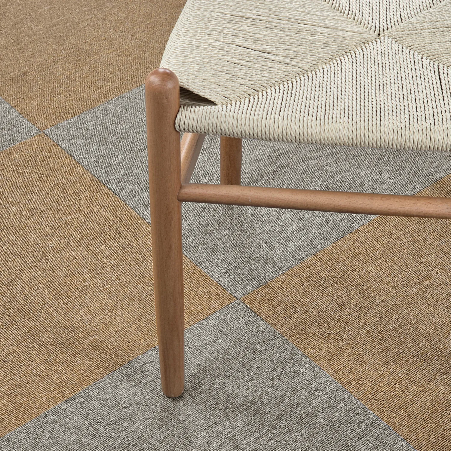 Moquette - Almeria Piastrelle tessili 24 pz. (beige)