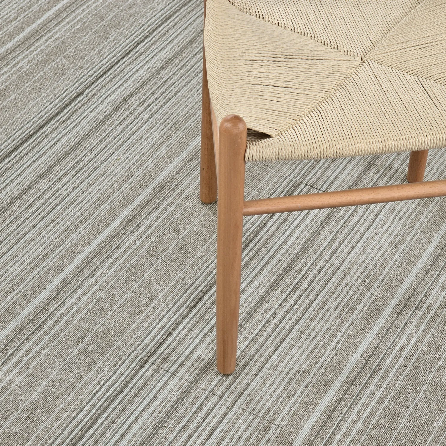 Moquette - Almeria Piastrelle tessili 24 pz. (a righe irregolari grigio)