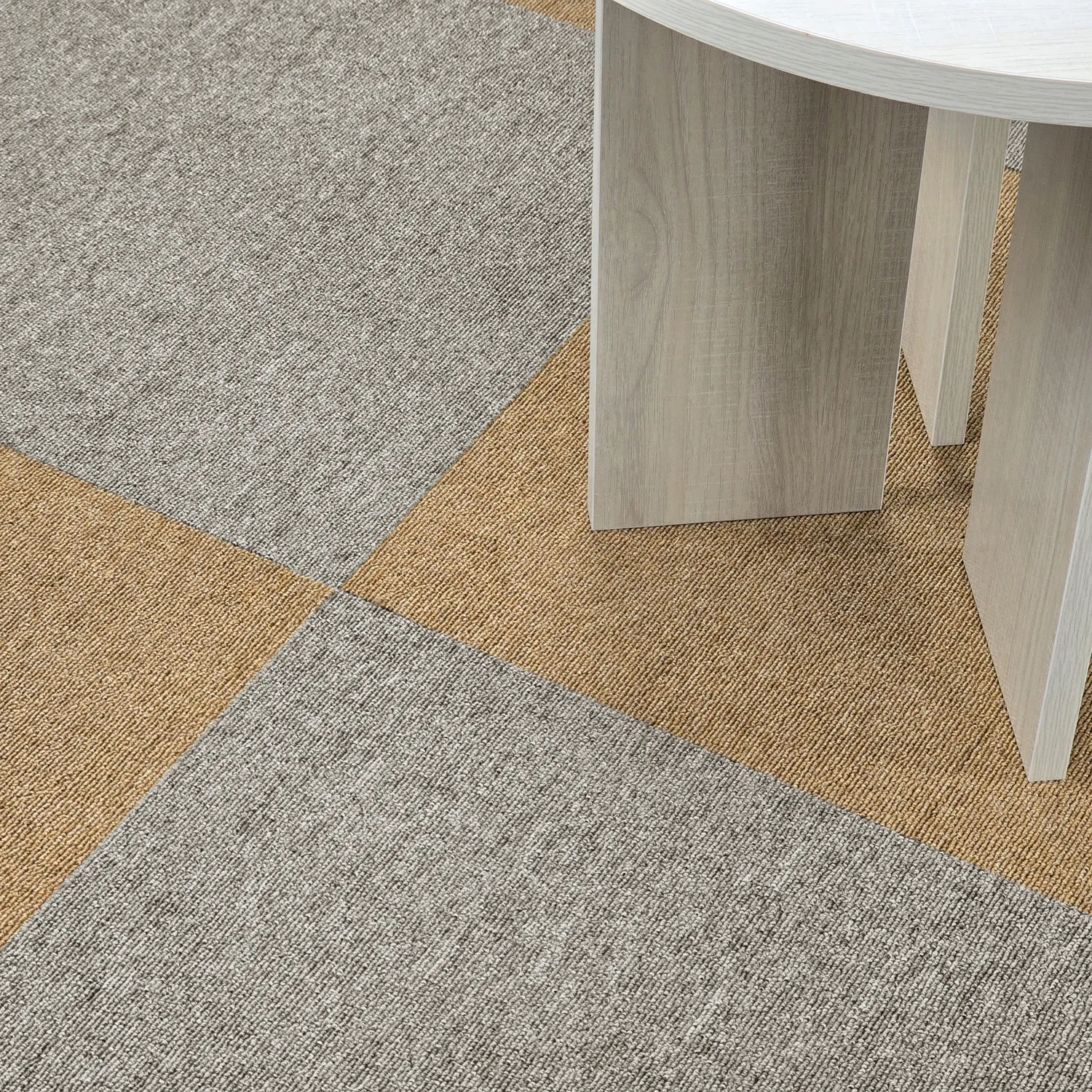 Moquette - Almeria Piastrelle tessili 24 pz. (grigio)