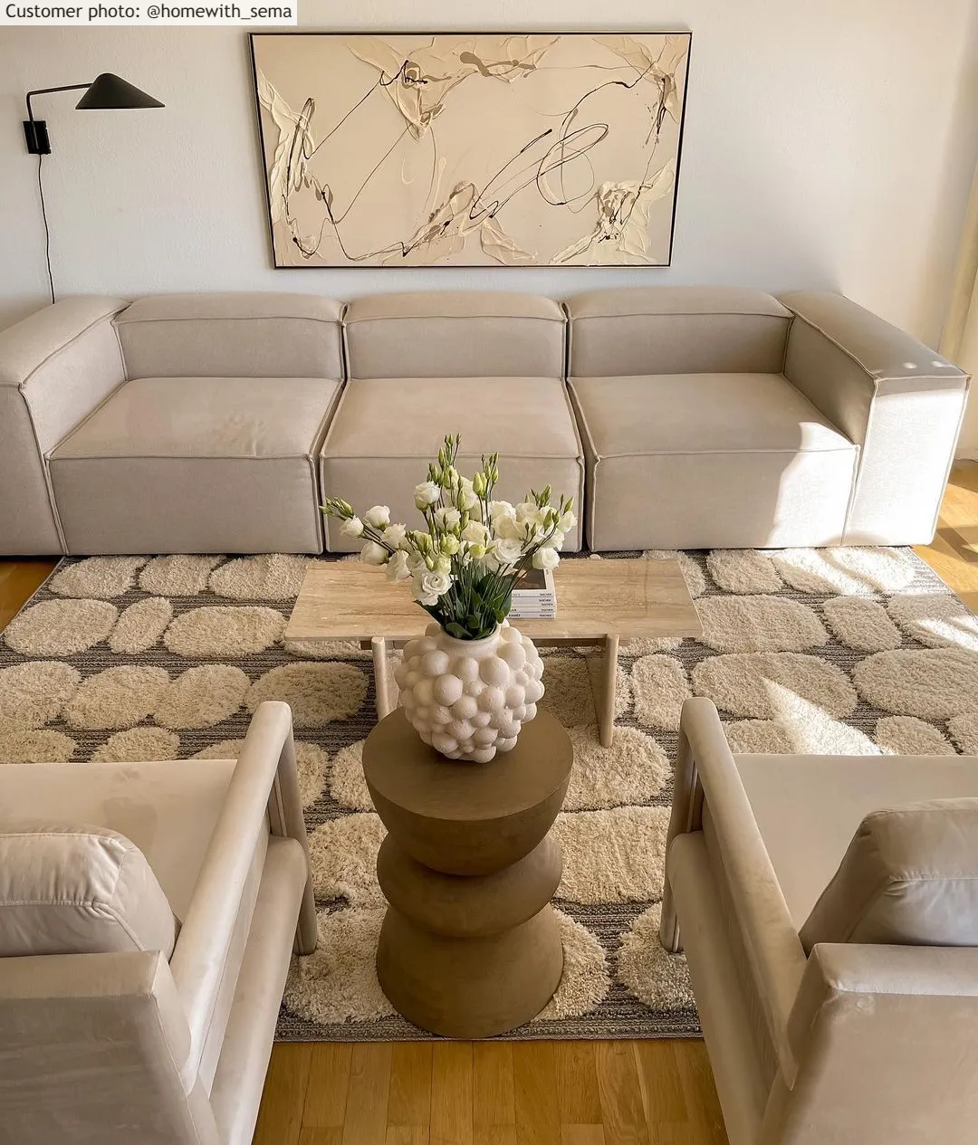 Tappeto A Pelo Lungo - Fondi (beige)