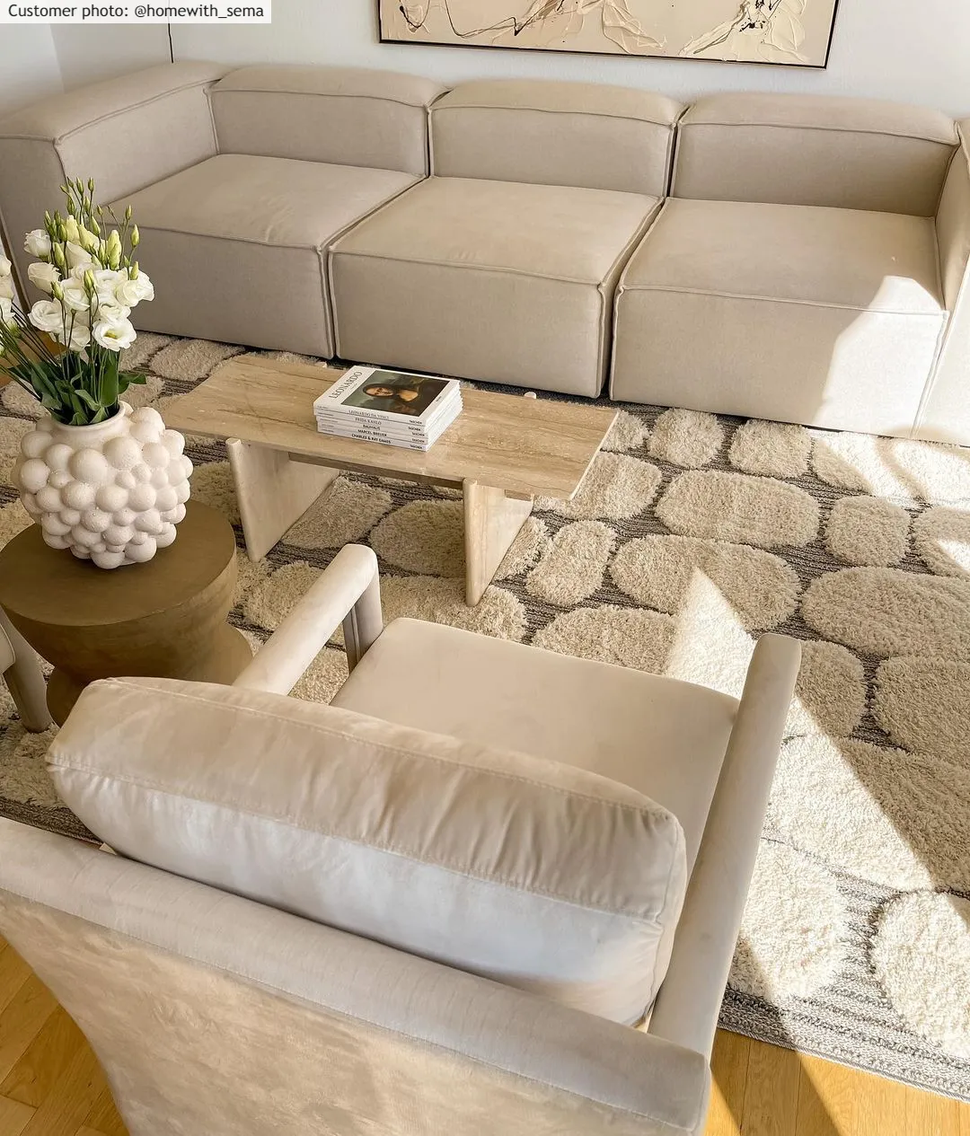 Tappeto A Pelo Lungo - Fondi (beige)