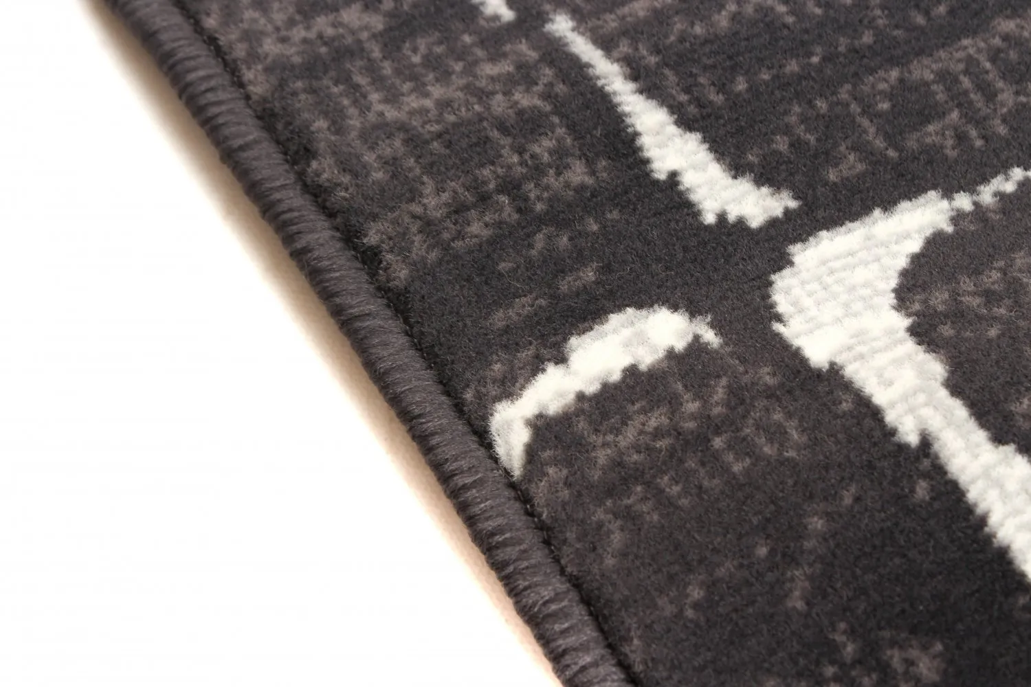 Tappeto Wilton - Florence Cross (nero)